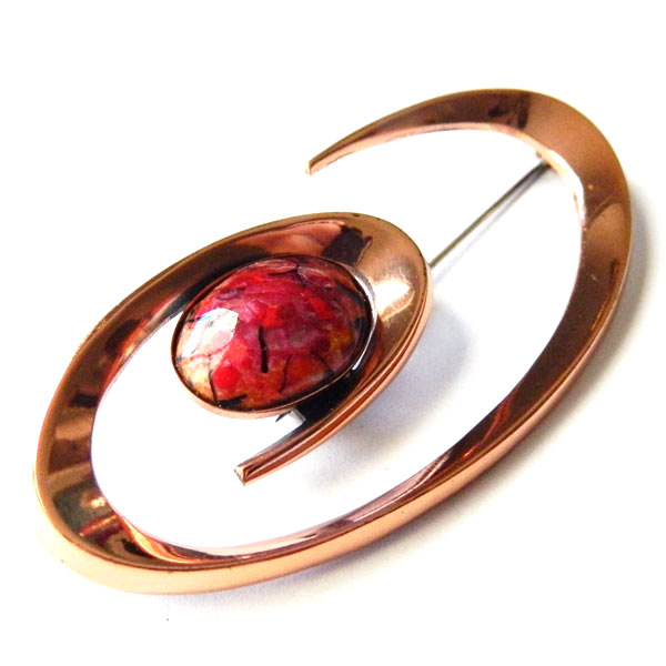 1950's Matisse enameled brooch