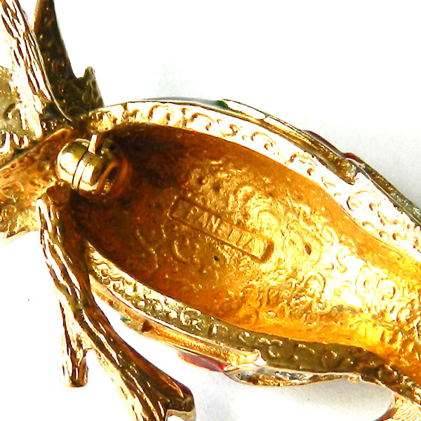 parrot brooch