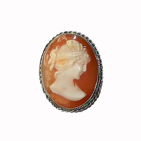 antique cameo brooch