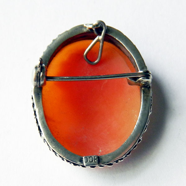Antique cameo brooch