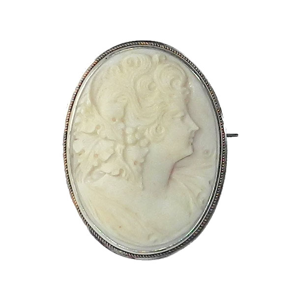 antique cameo brooch