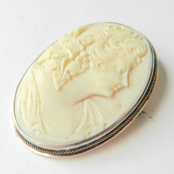 antique cameo brooch