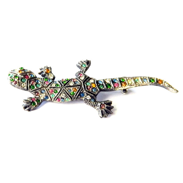 gecko brooch