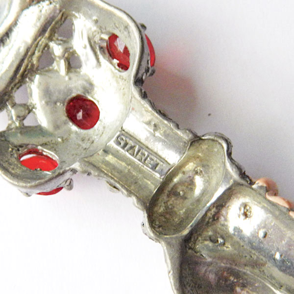 1940s Staret Liberty Torch Brooch