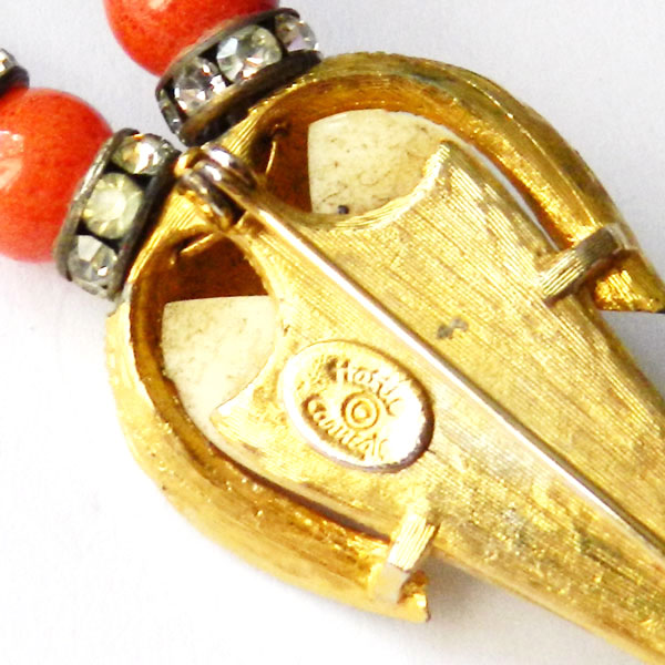 Hattie Carnegie goat brooch