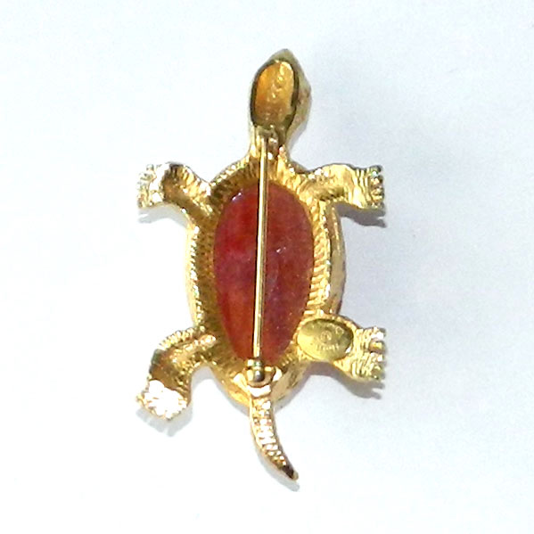 Hattie Carnegie turtle brooch