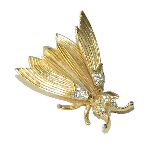 Hattie Carnegie insect brooch