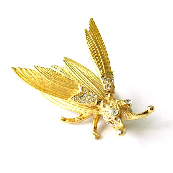 Hattie Carnegie insect brooch