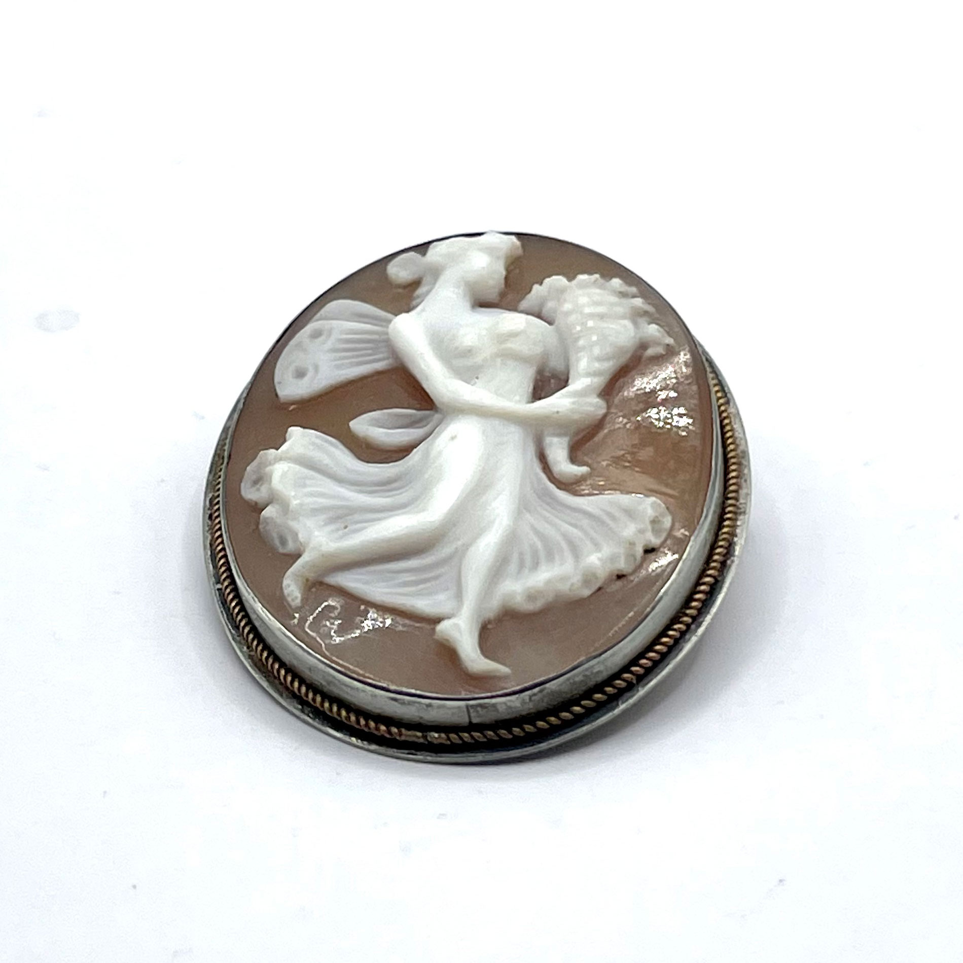 antique cameo brooch