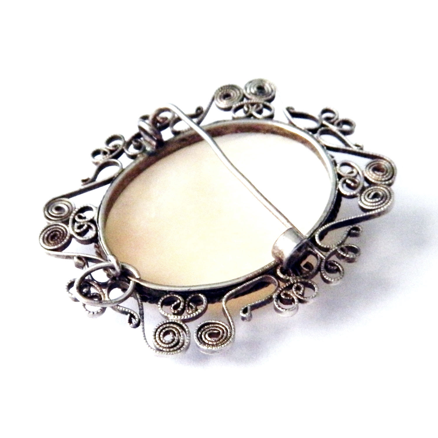 Vintage cameo brooch