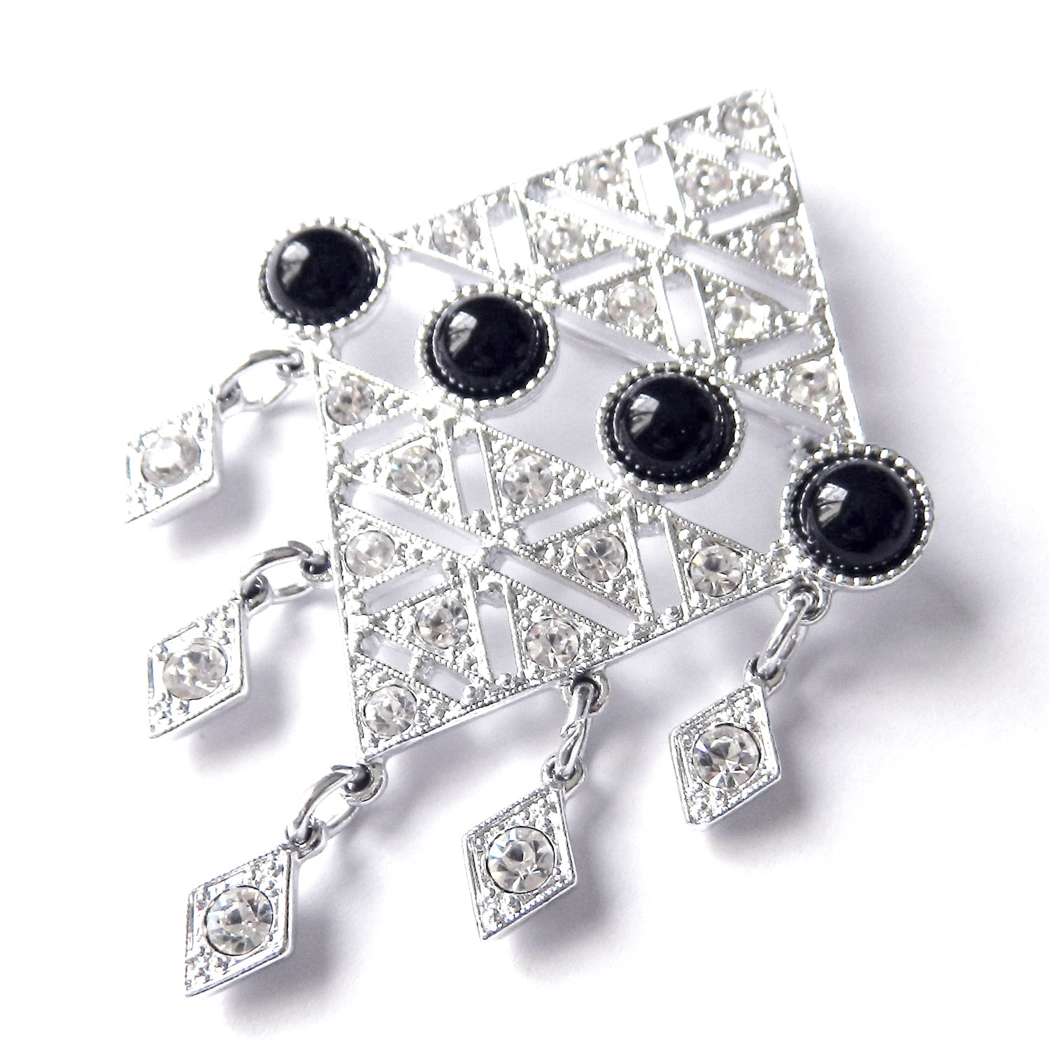 Sarah Coventry rhinestone brooch