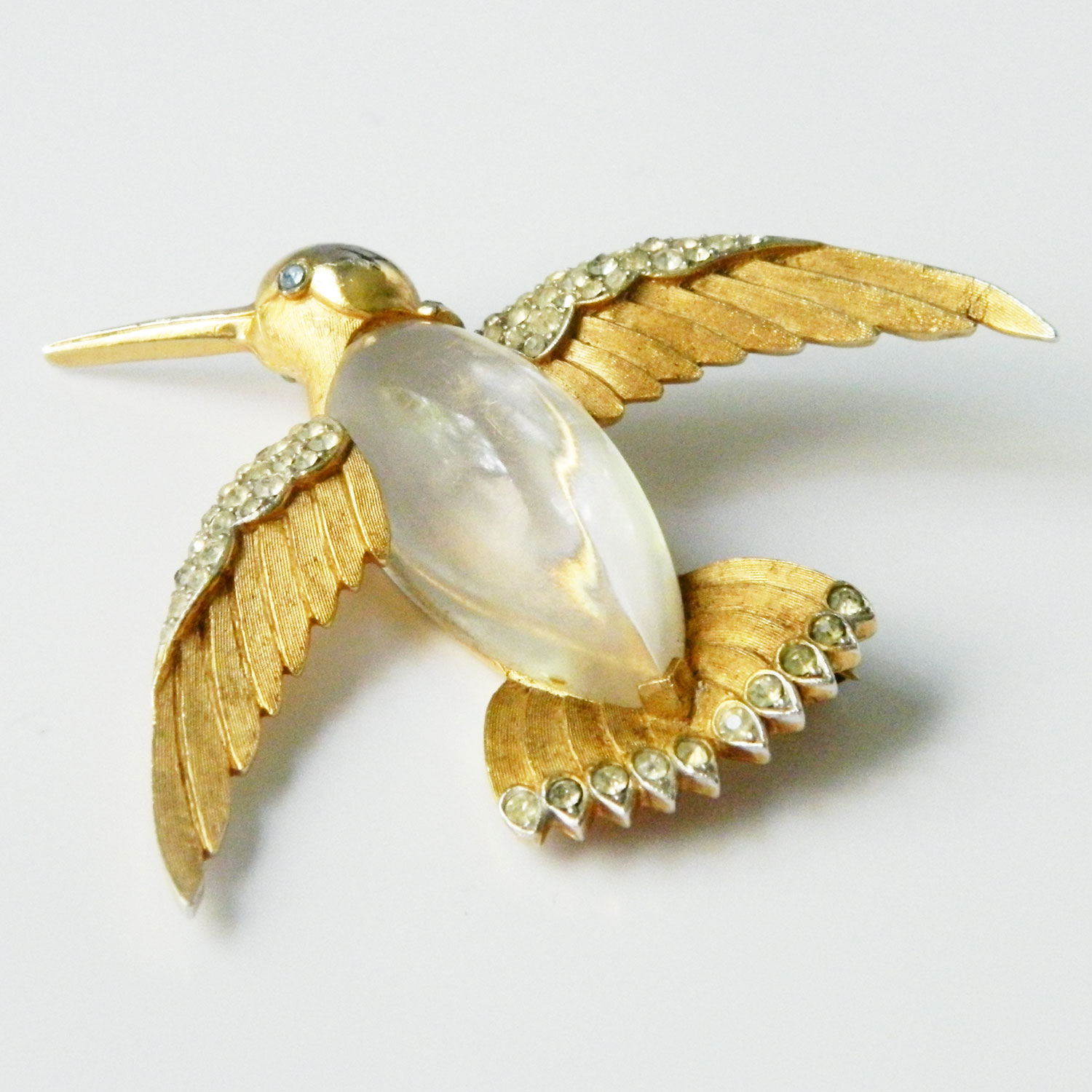 Trifari jelly belly brooch
