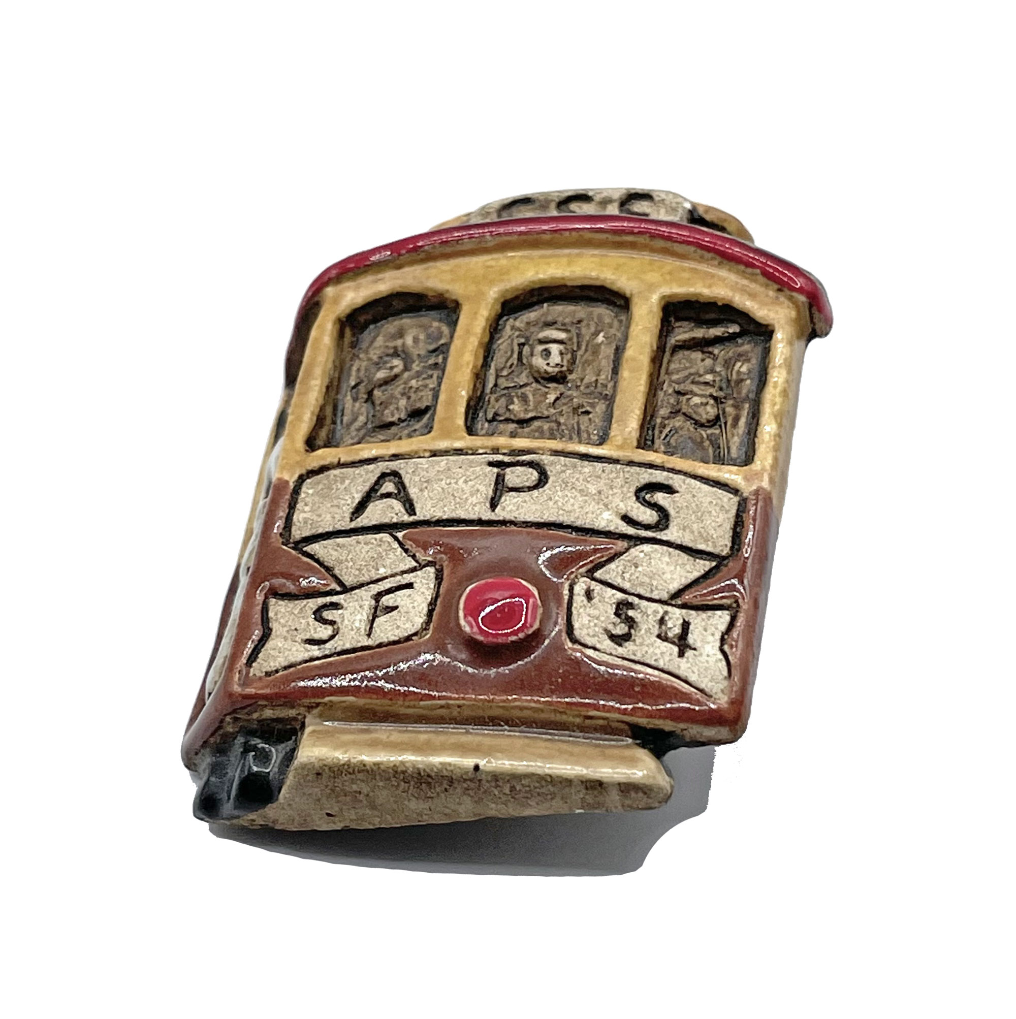 San Francisco cable car brooch