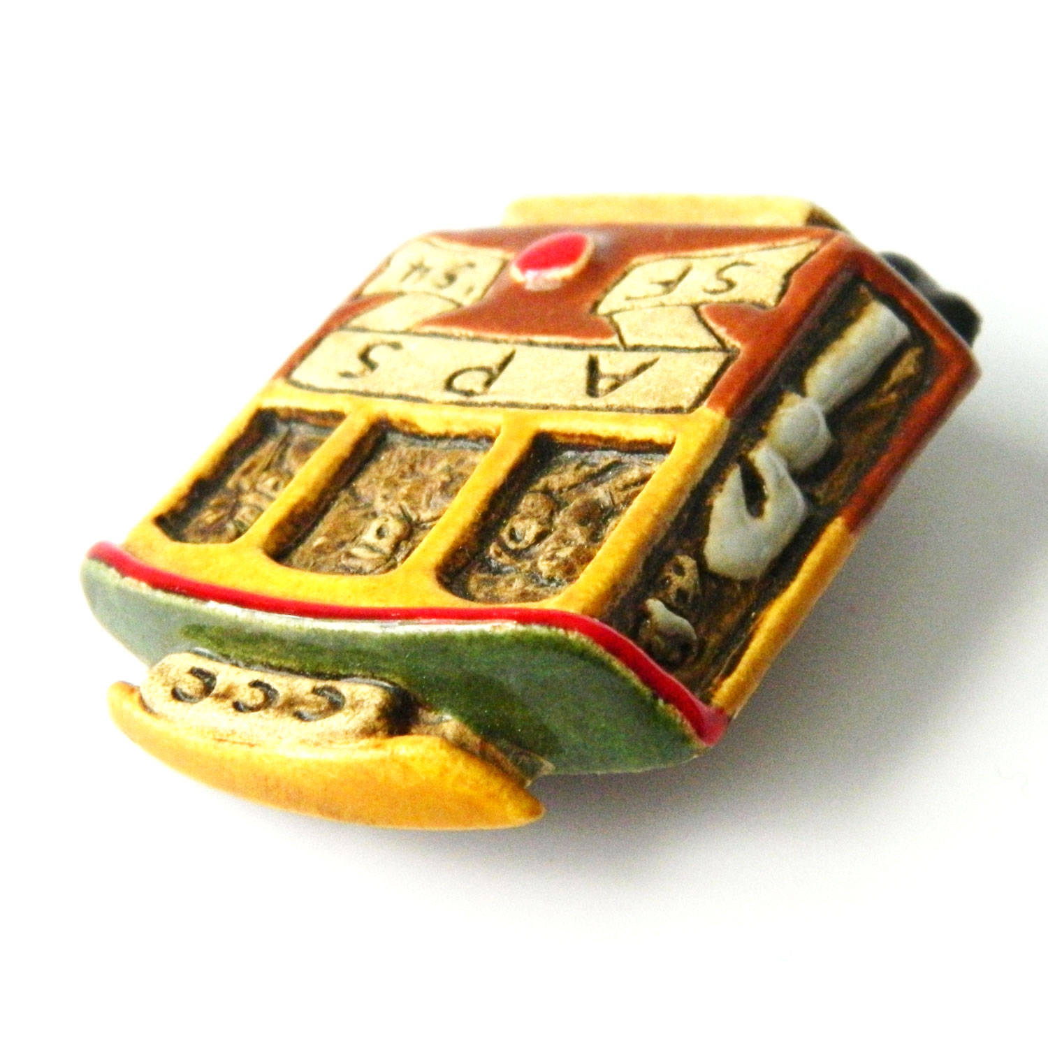 San Francisco cable car brooch