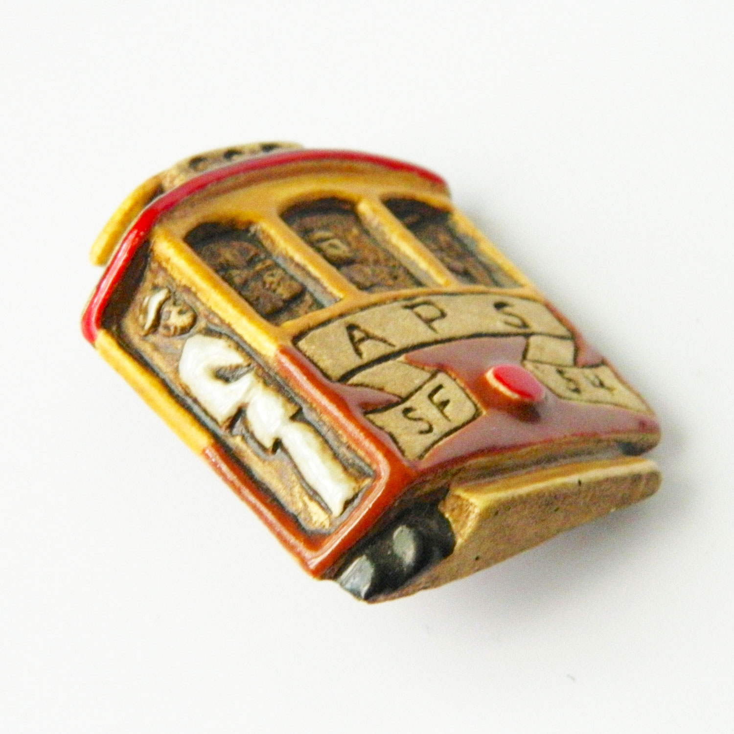 San Francisco cable car brooch