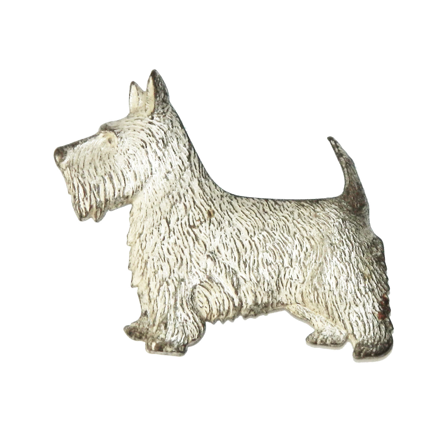 Scottie dog brooch