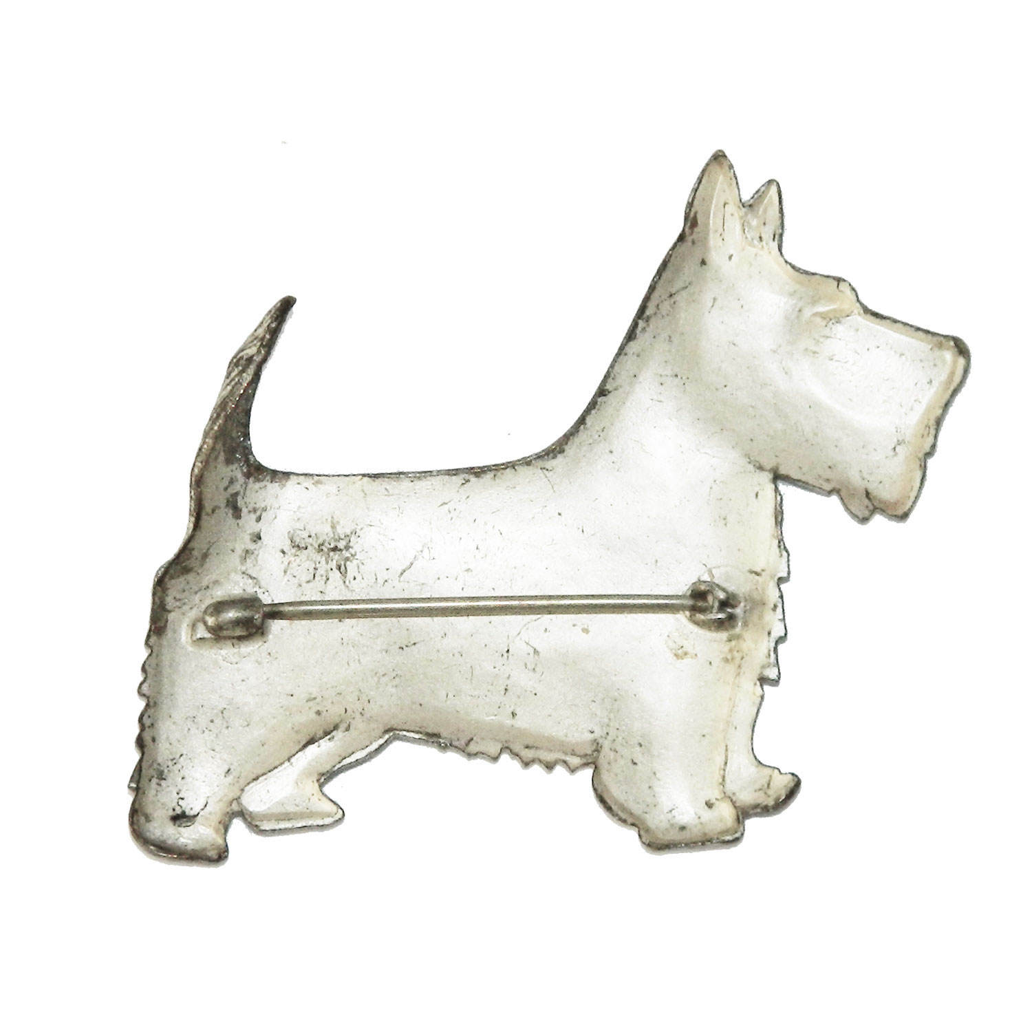 Scottie dog brooch