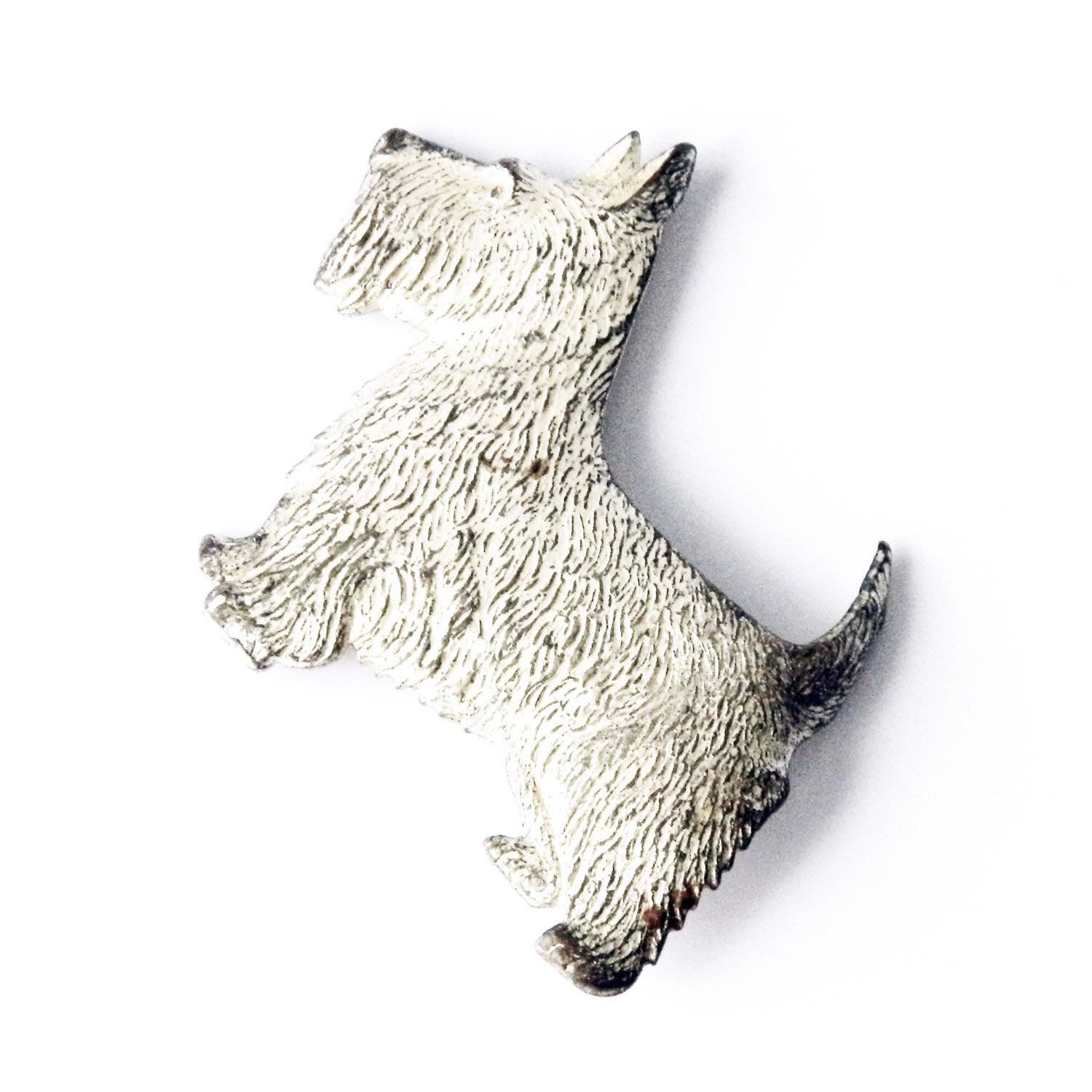 Scottie dog brooch