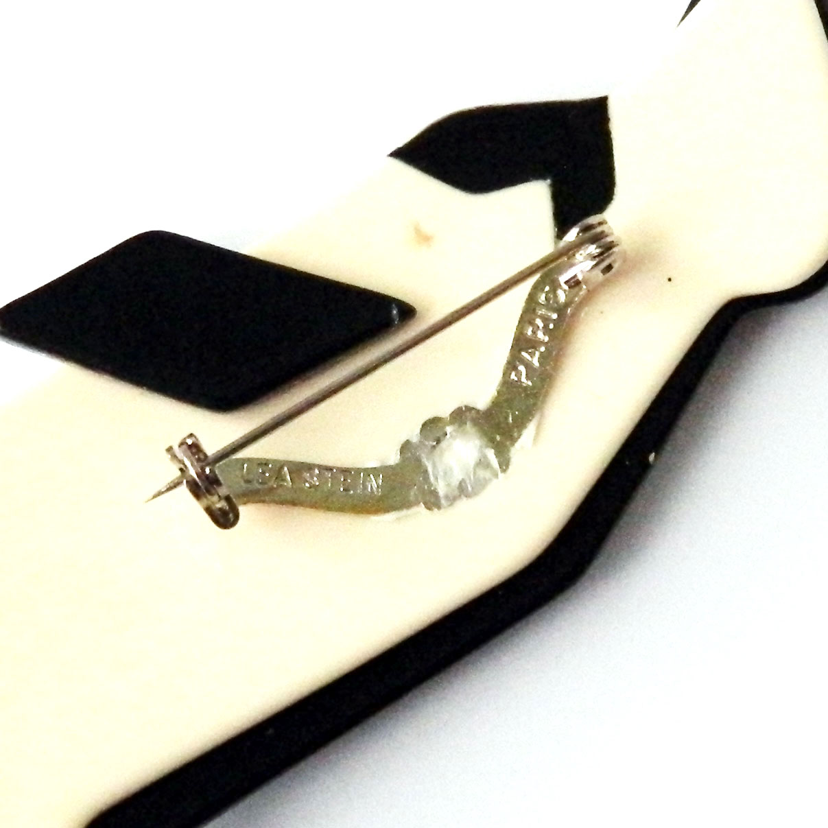 Lea Stein penguin brooch