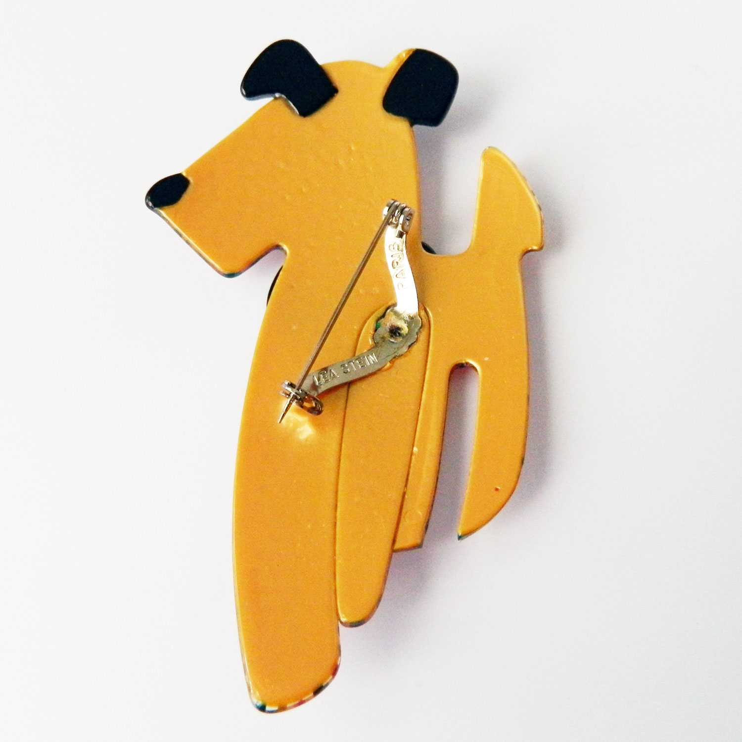 Lea Stein dog brooch