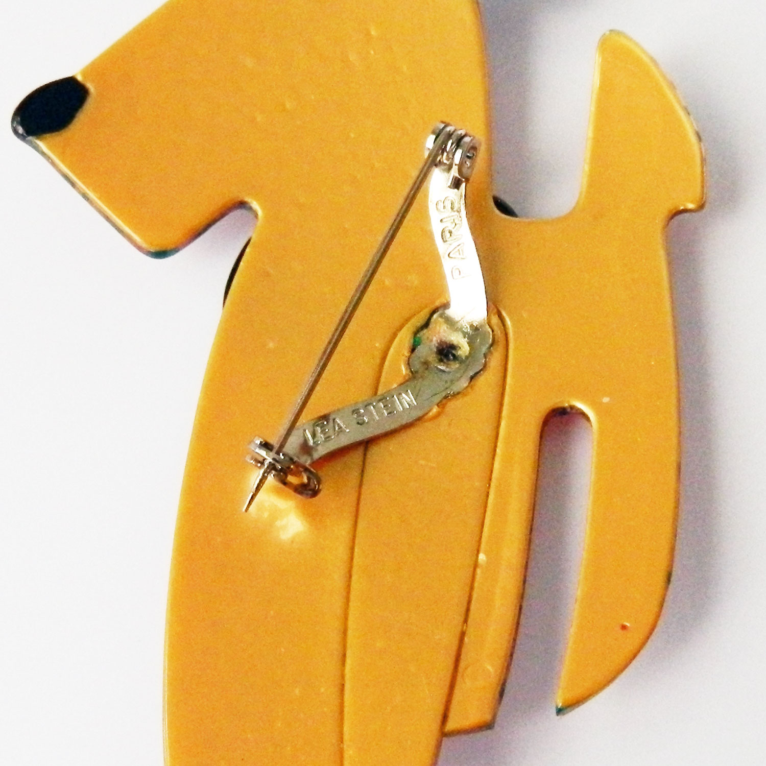 Lea Stein dog brooch