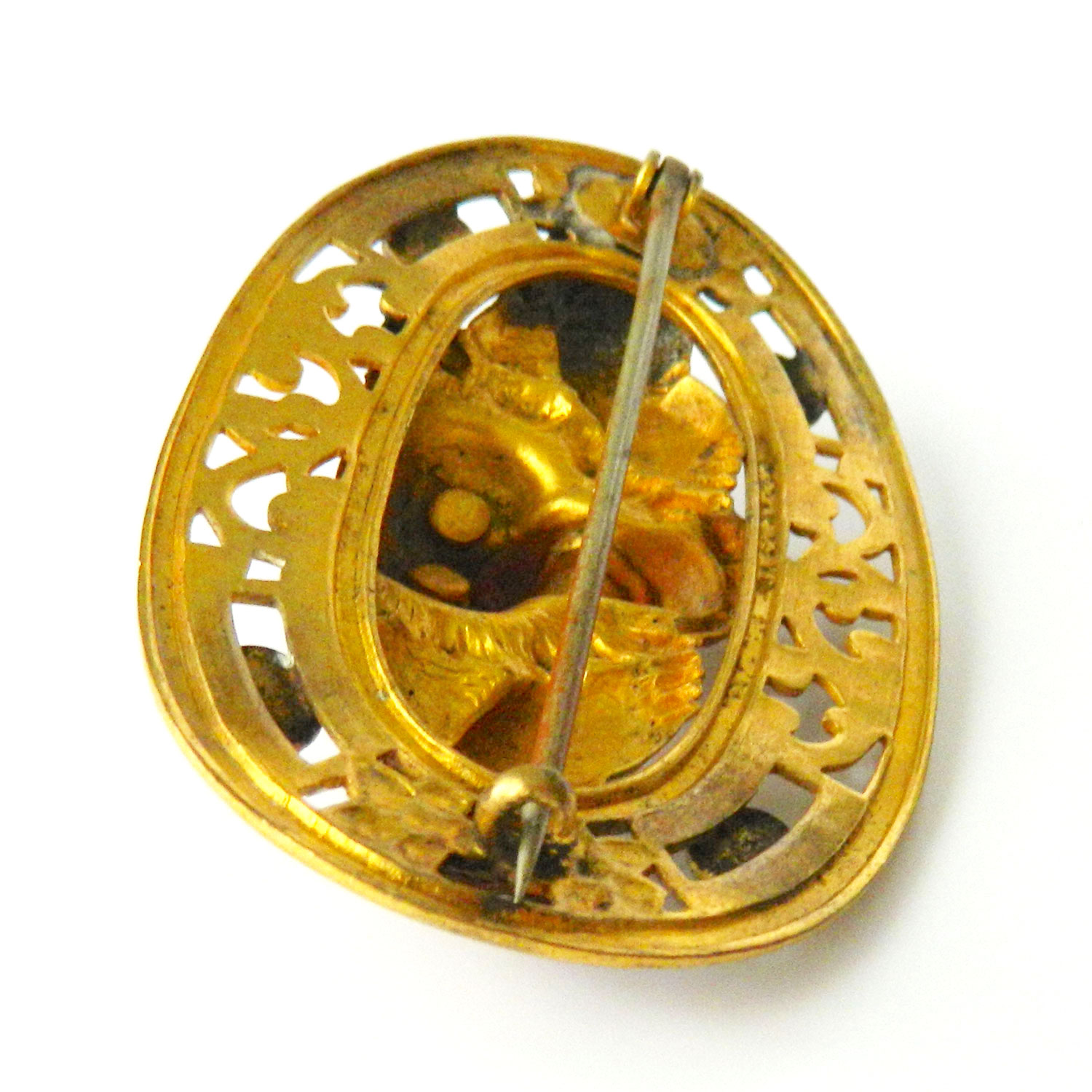 Victorian Antique bear brooch