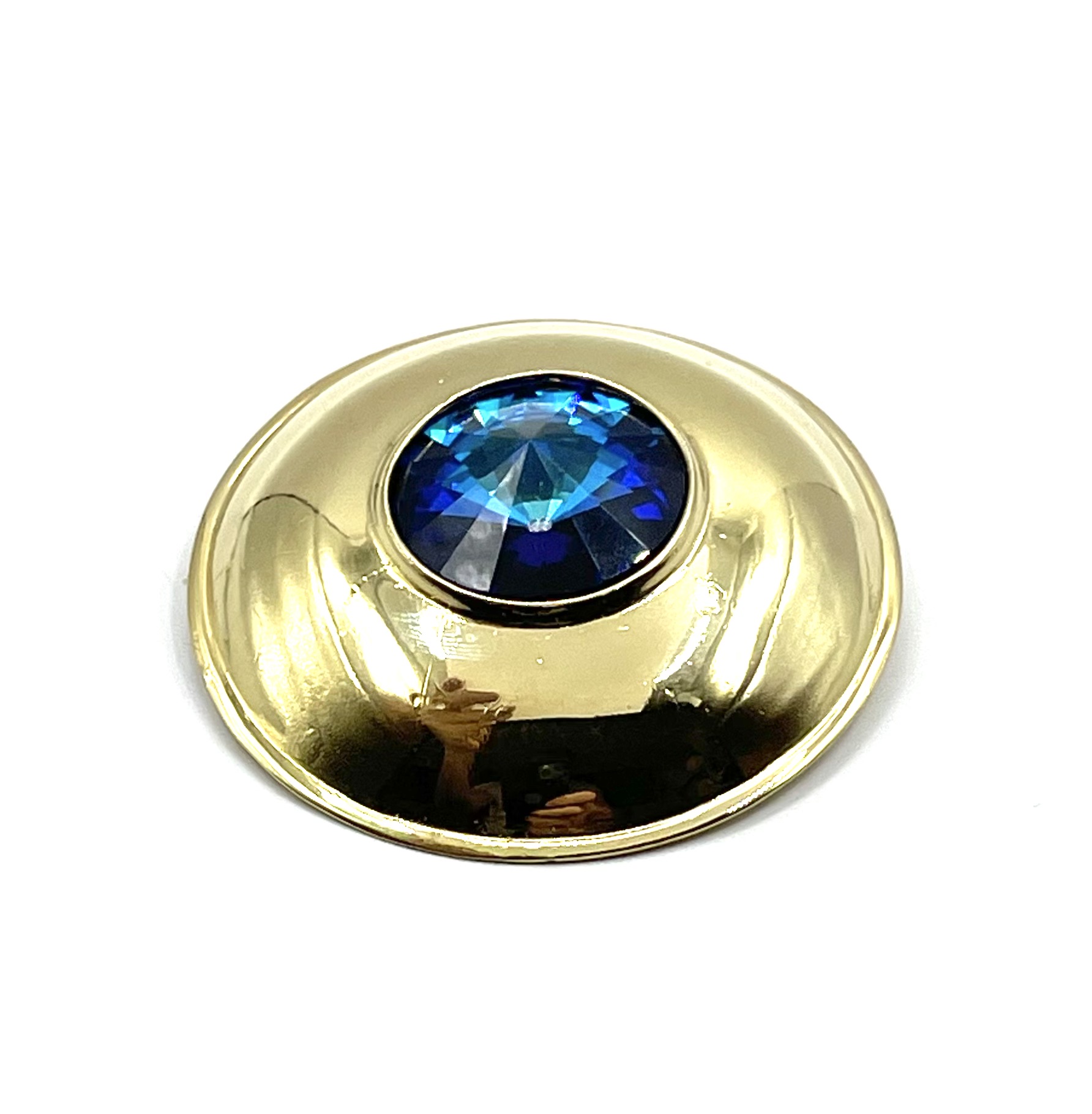Guy Larouche rhinestone brooch