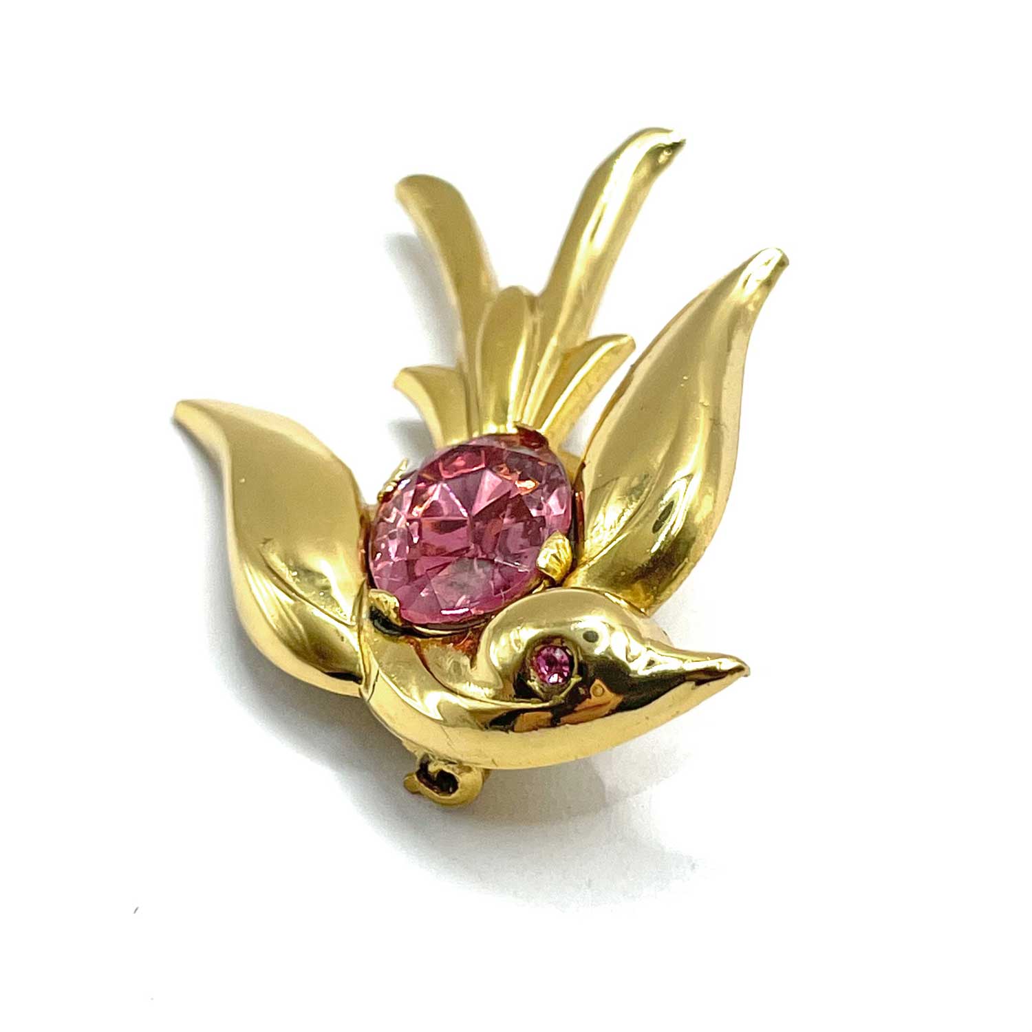 Coro swallow bird brooch