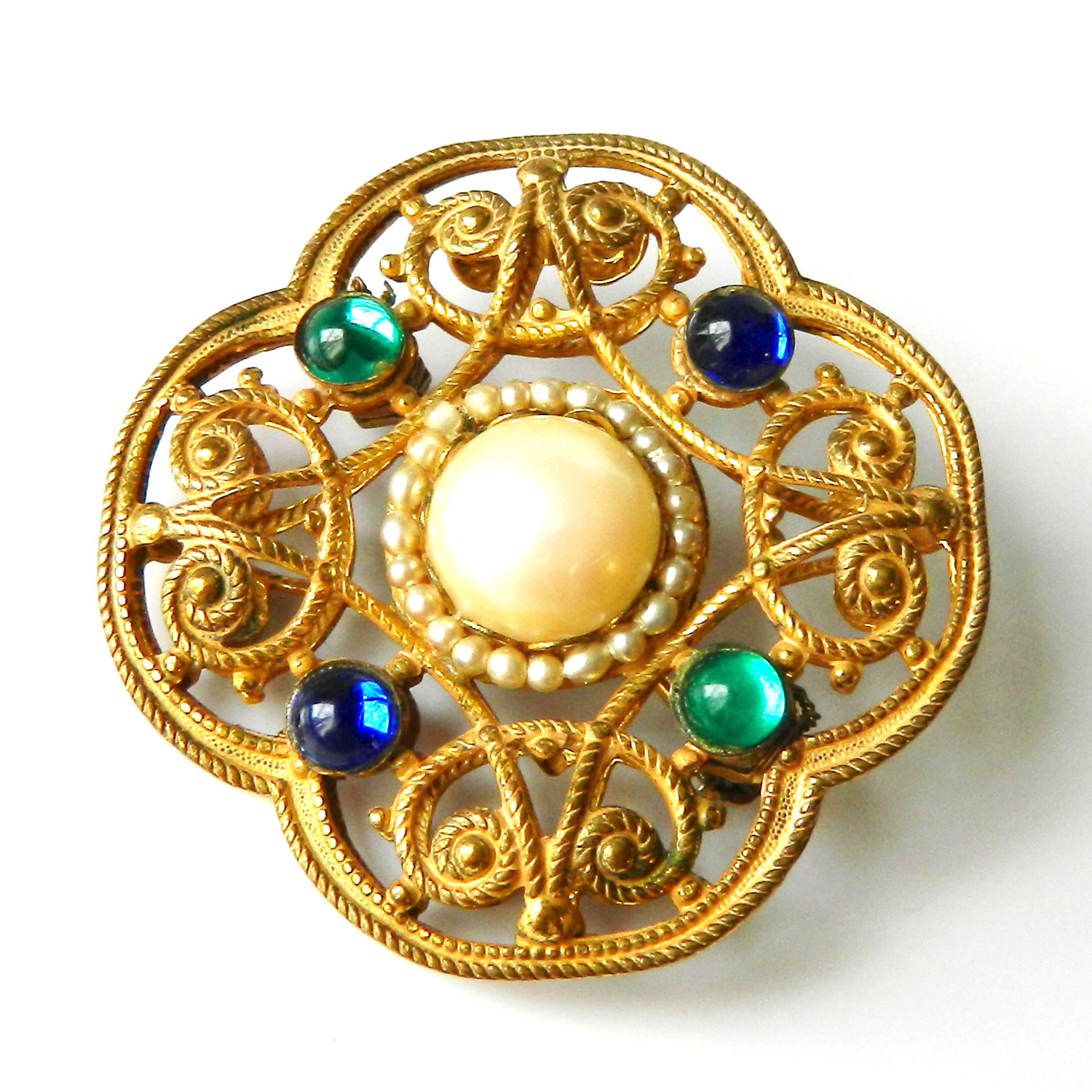 Miriam Haskell brooch