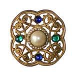 Miriam Haskell brooch