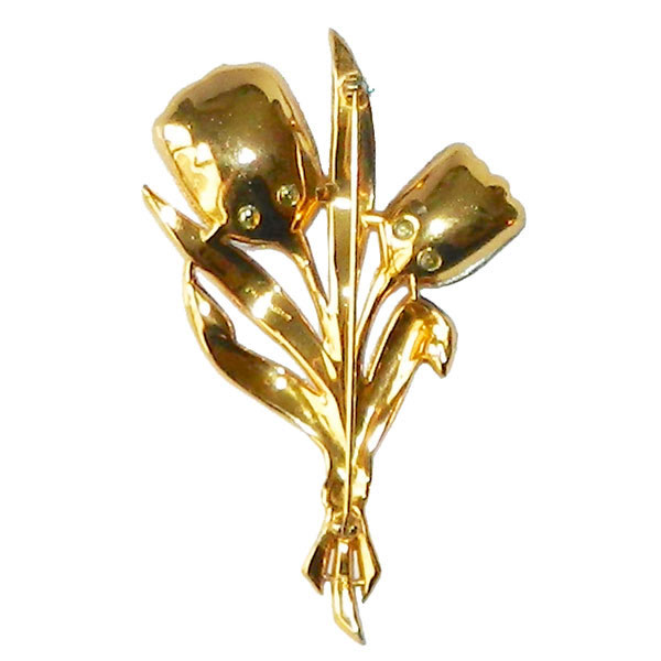 1940's Coro trembler brooch
