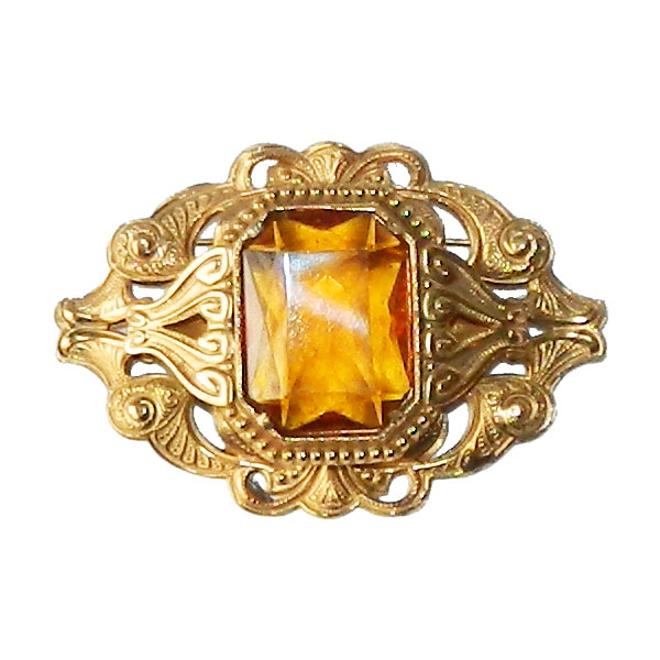 Victorian Antique bear brooch