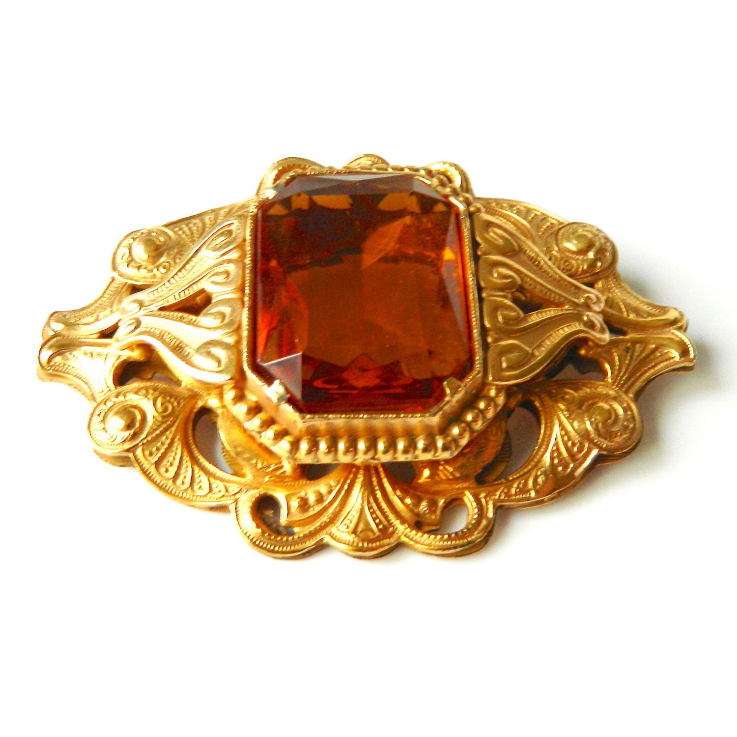 Victorian revival brooch