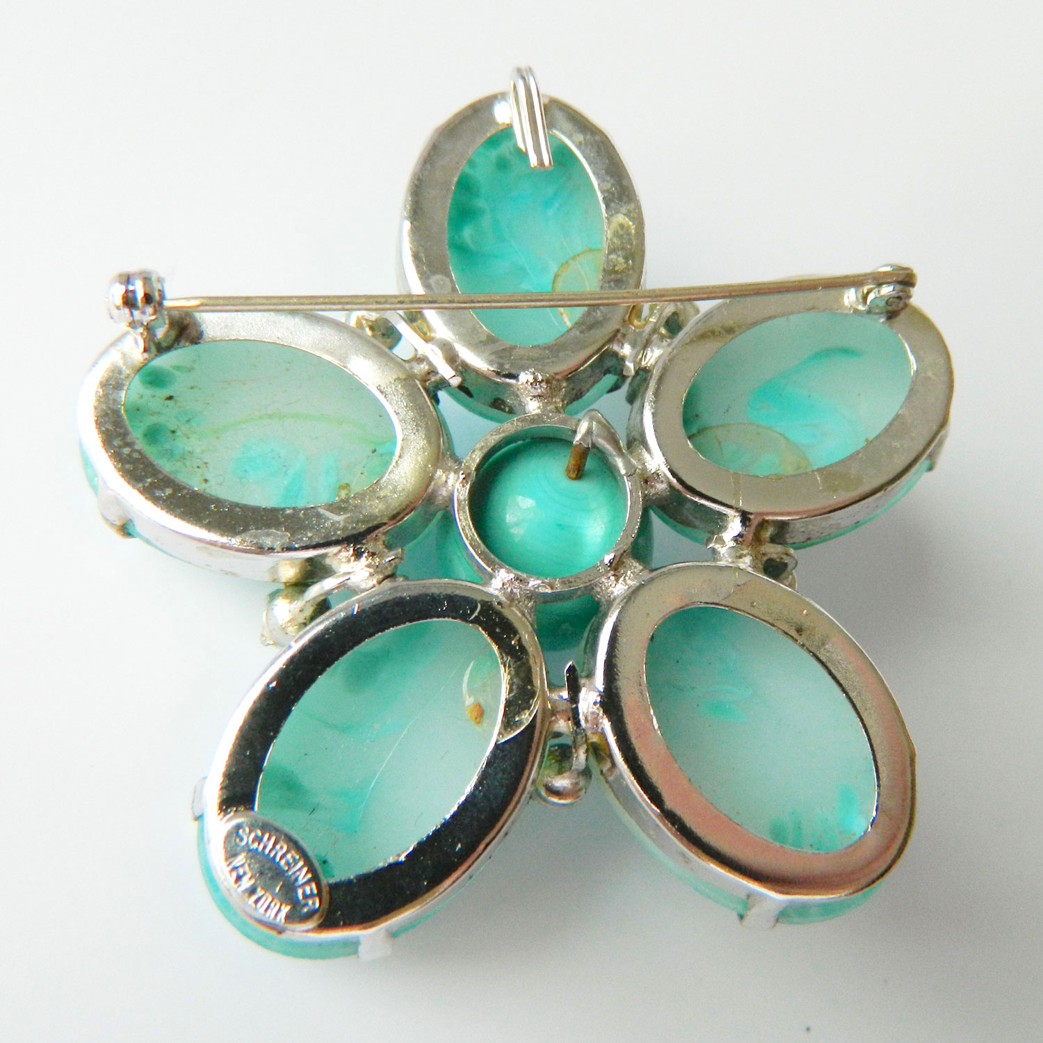 Schreiner rhinestone brooch