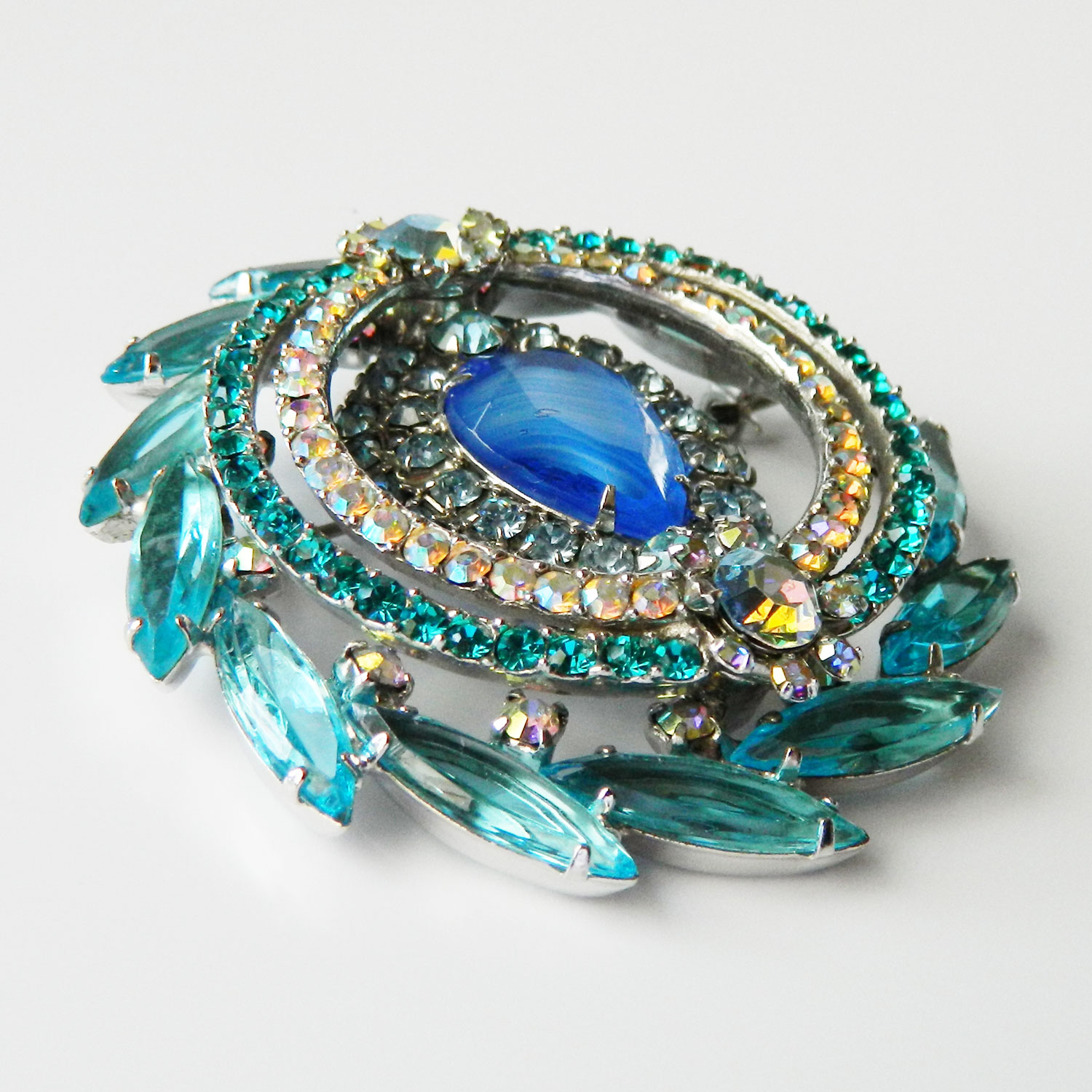 Juliana rhinestone brooch