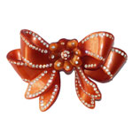 vintage rhinestone bow brooch