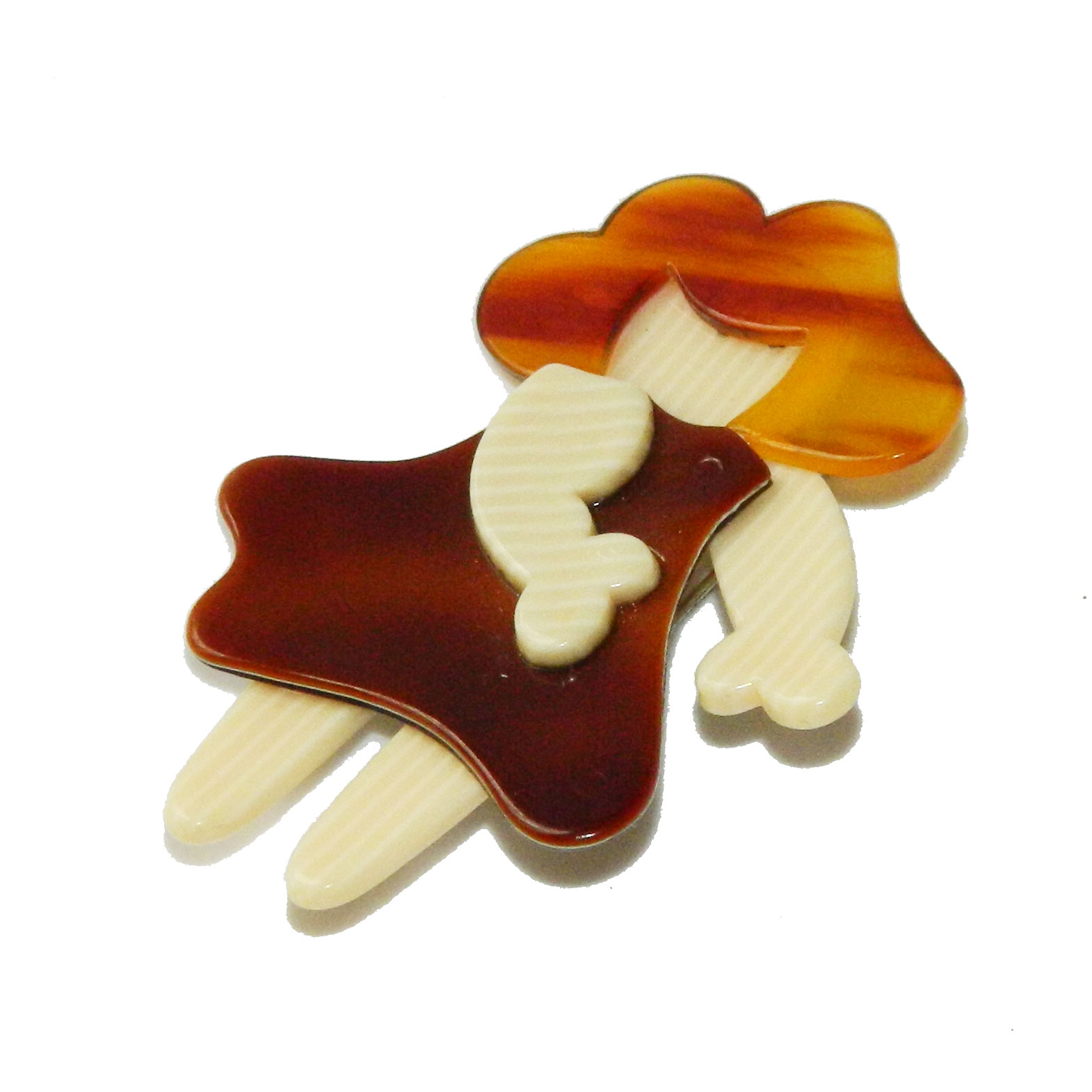 Lea Stein figural brooch
