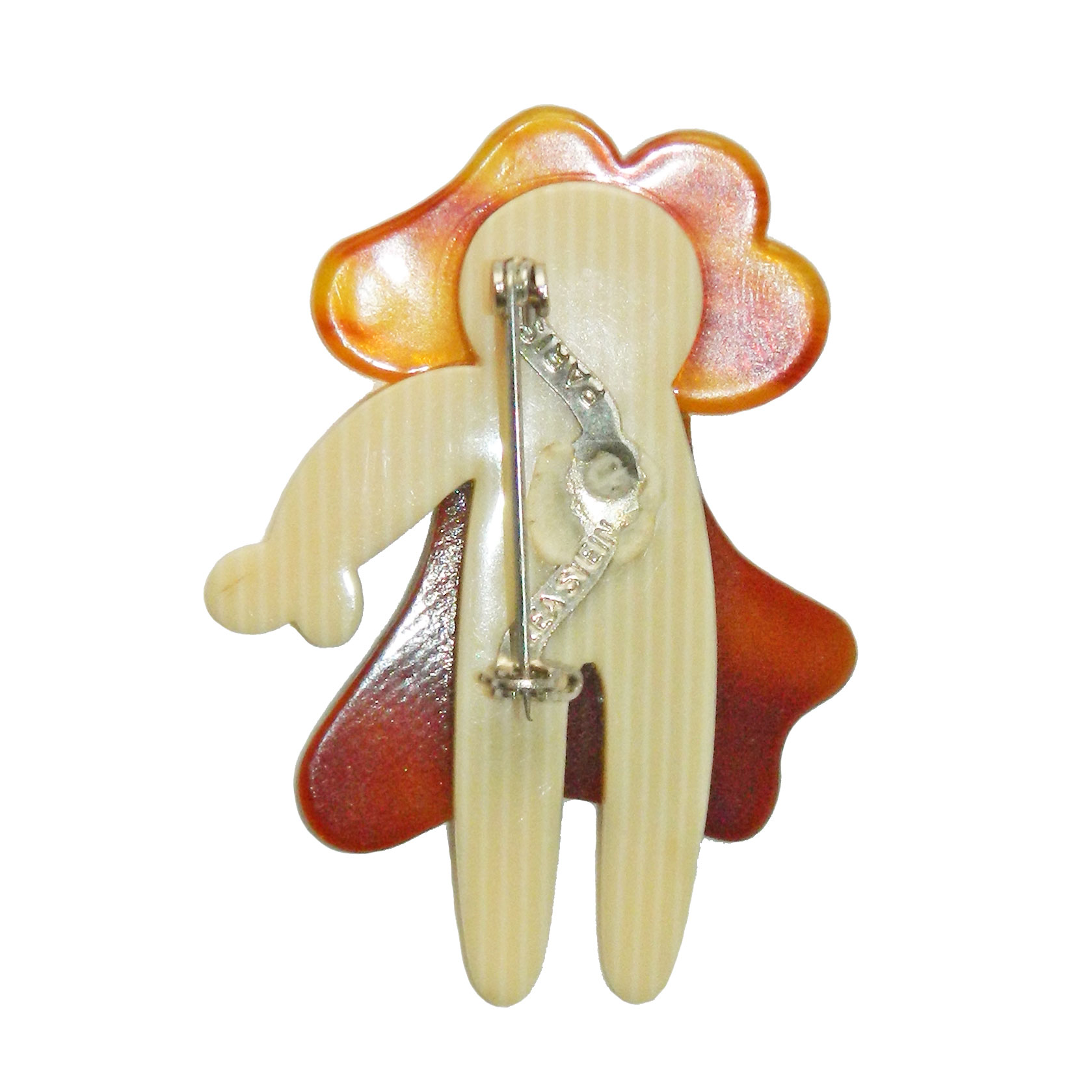Lea Stein figural brooch