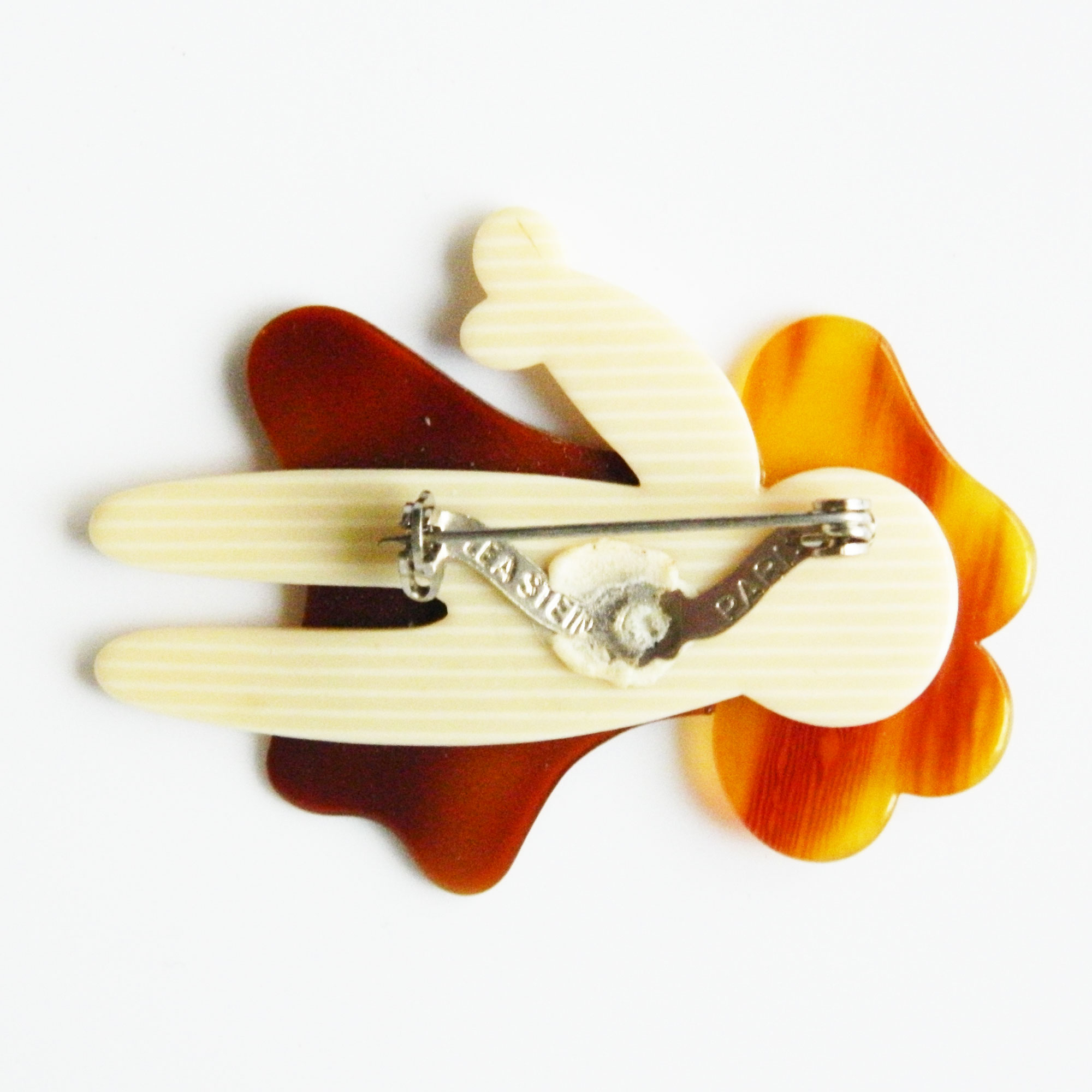 Lea Stein figural brooch