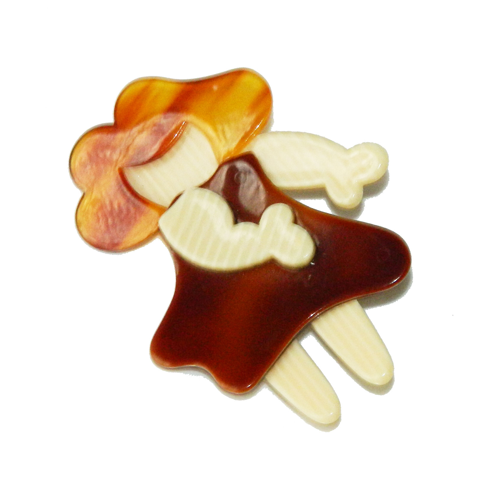 Lea Stein figural brooch
