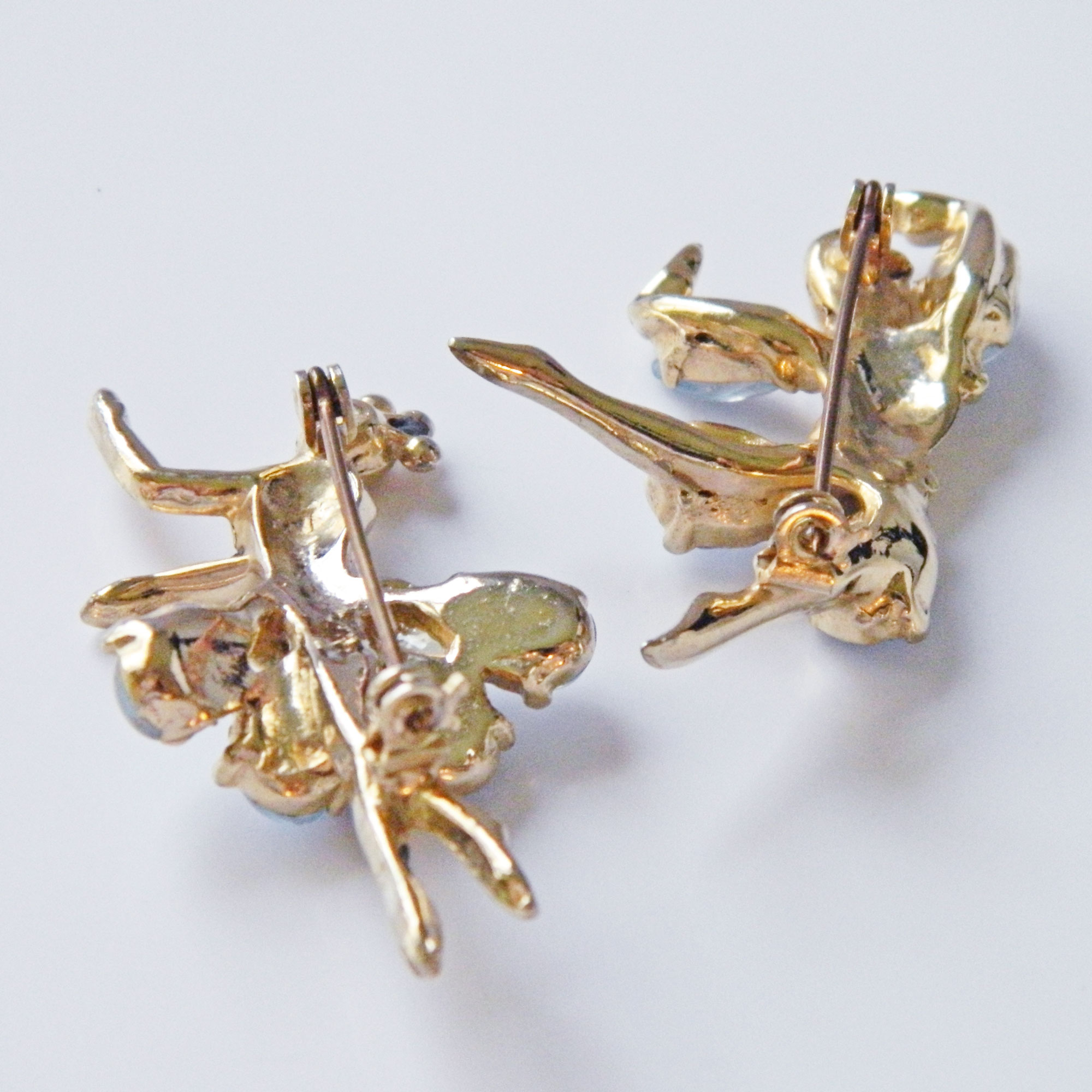 Trifari Petalettes ballet dancers brooch set