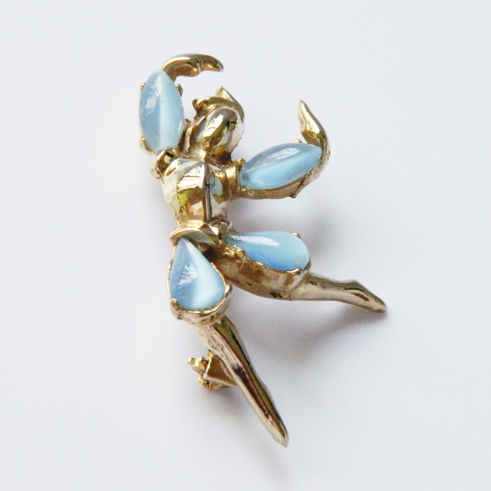 Trifari Petalettes ballet dancers brooch set