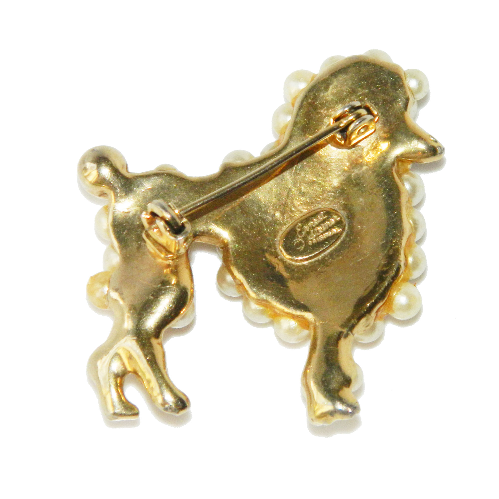 Ernest Steiner poodle brooch