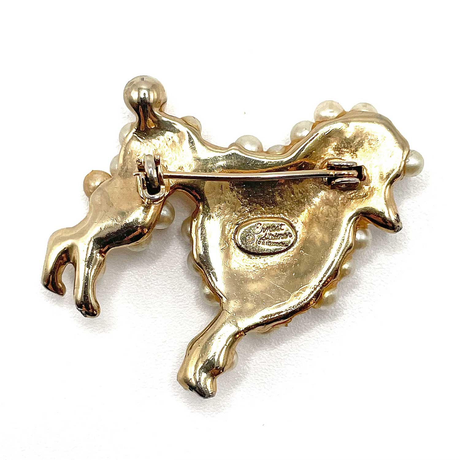 Ernest Steiner poodle brooch