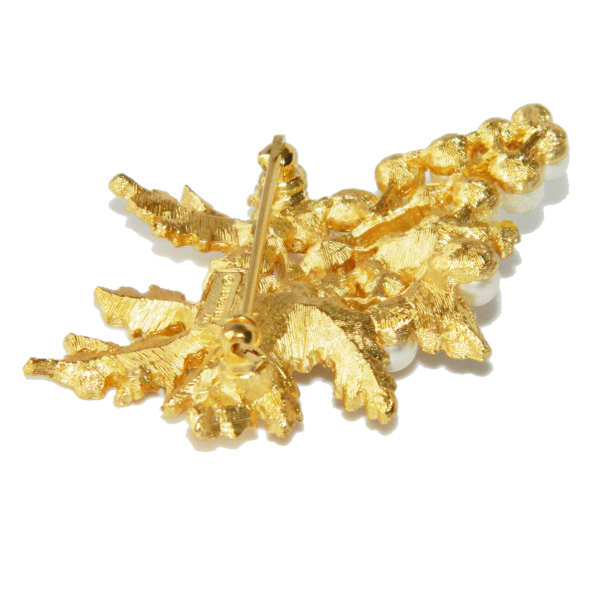 Crown Trifari grapes brooch