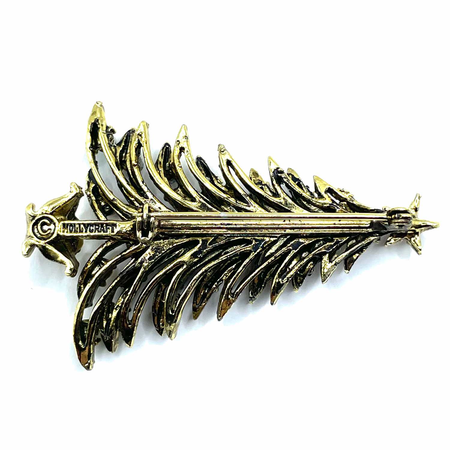 vintage Christmas tree pin