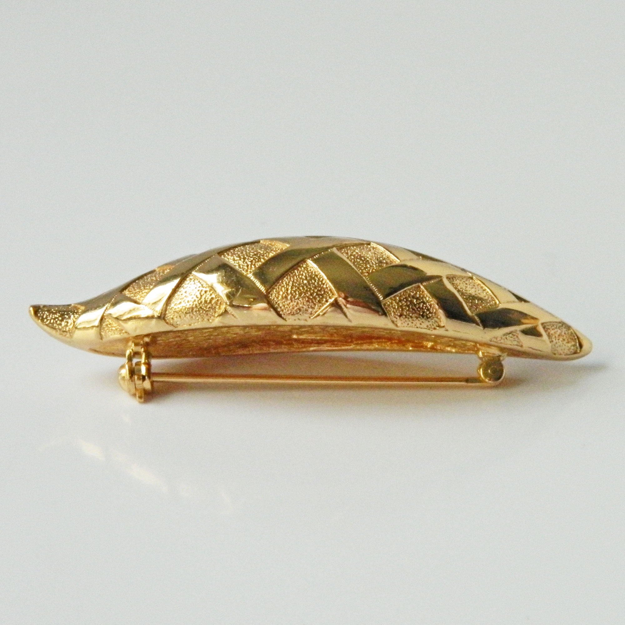 Vintage Christian Dior pea pod brooch