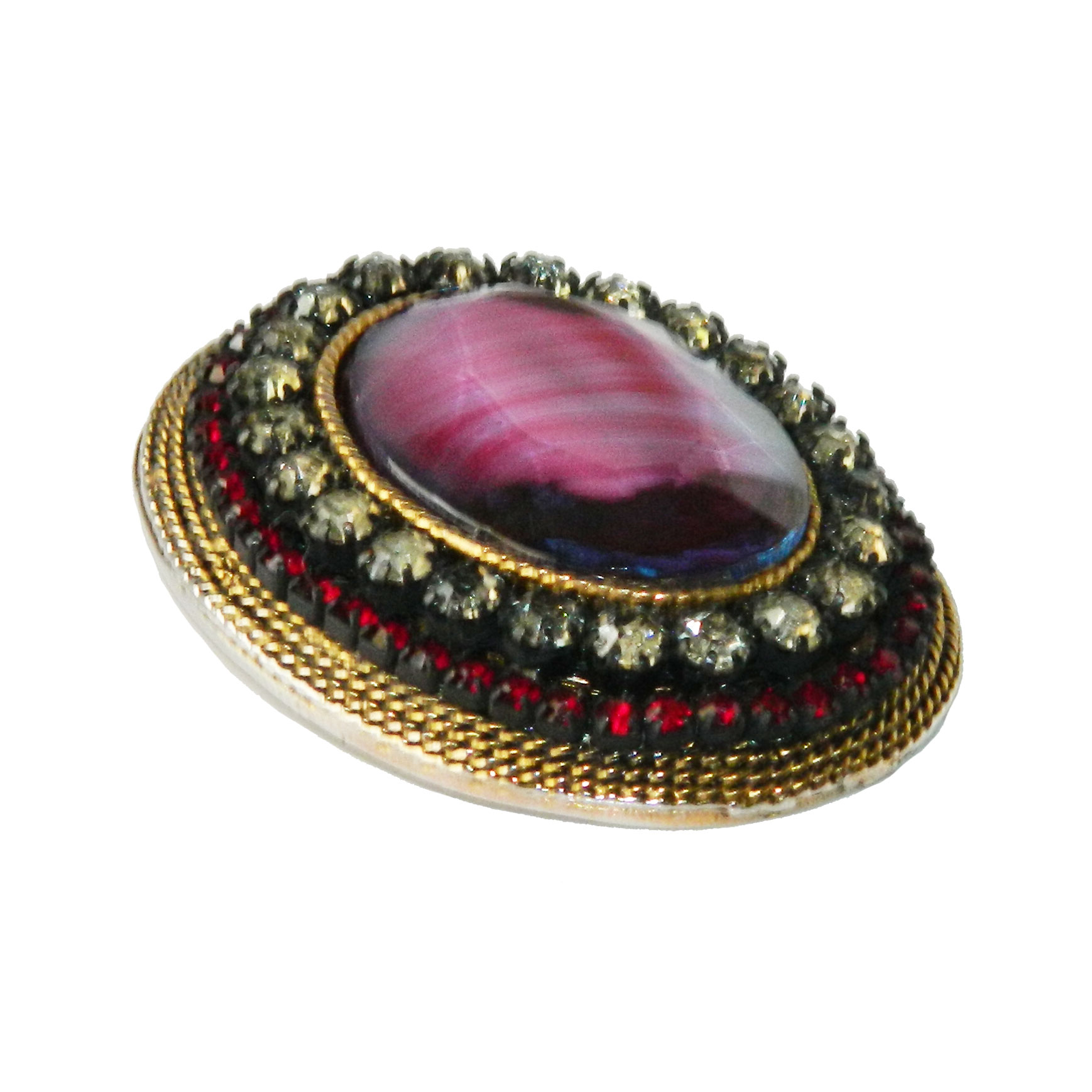 Har rhinestone brooch