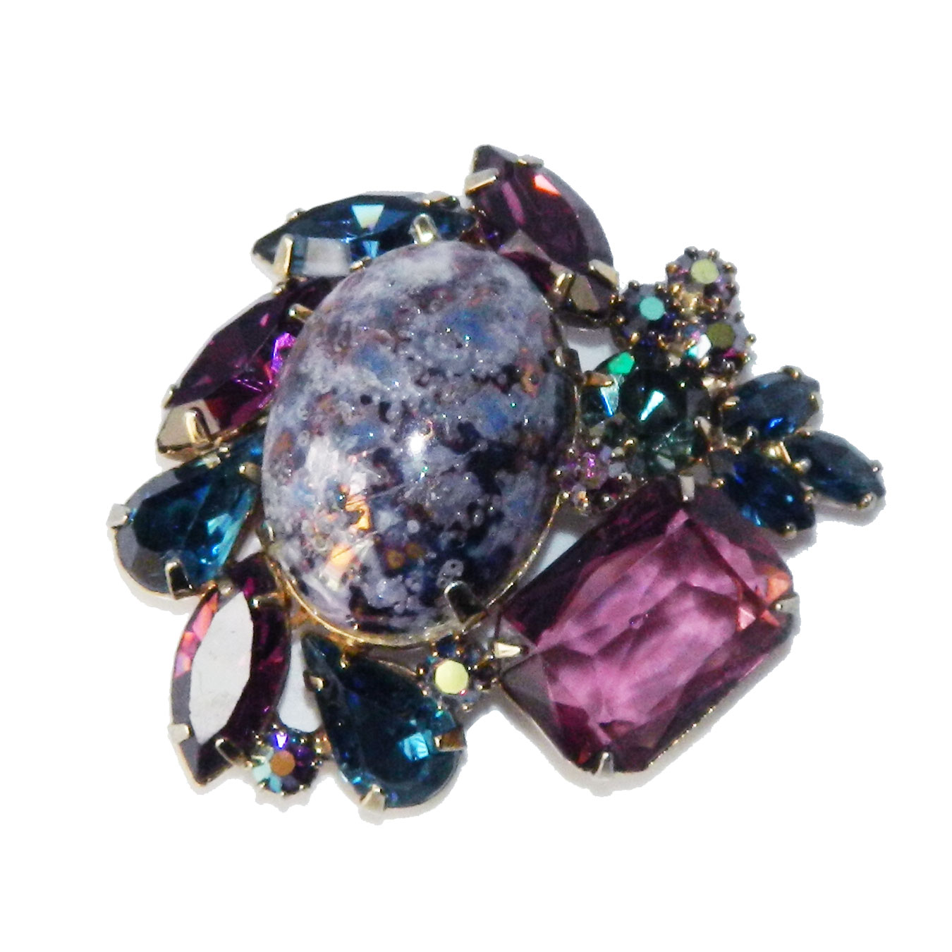 Hattie Carnegie rhinestone brooch