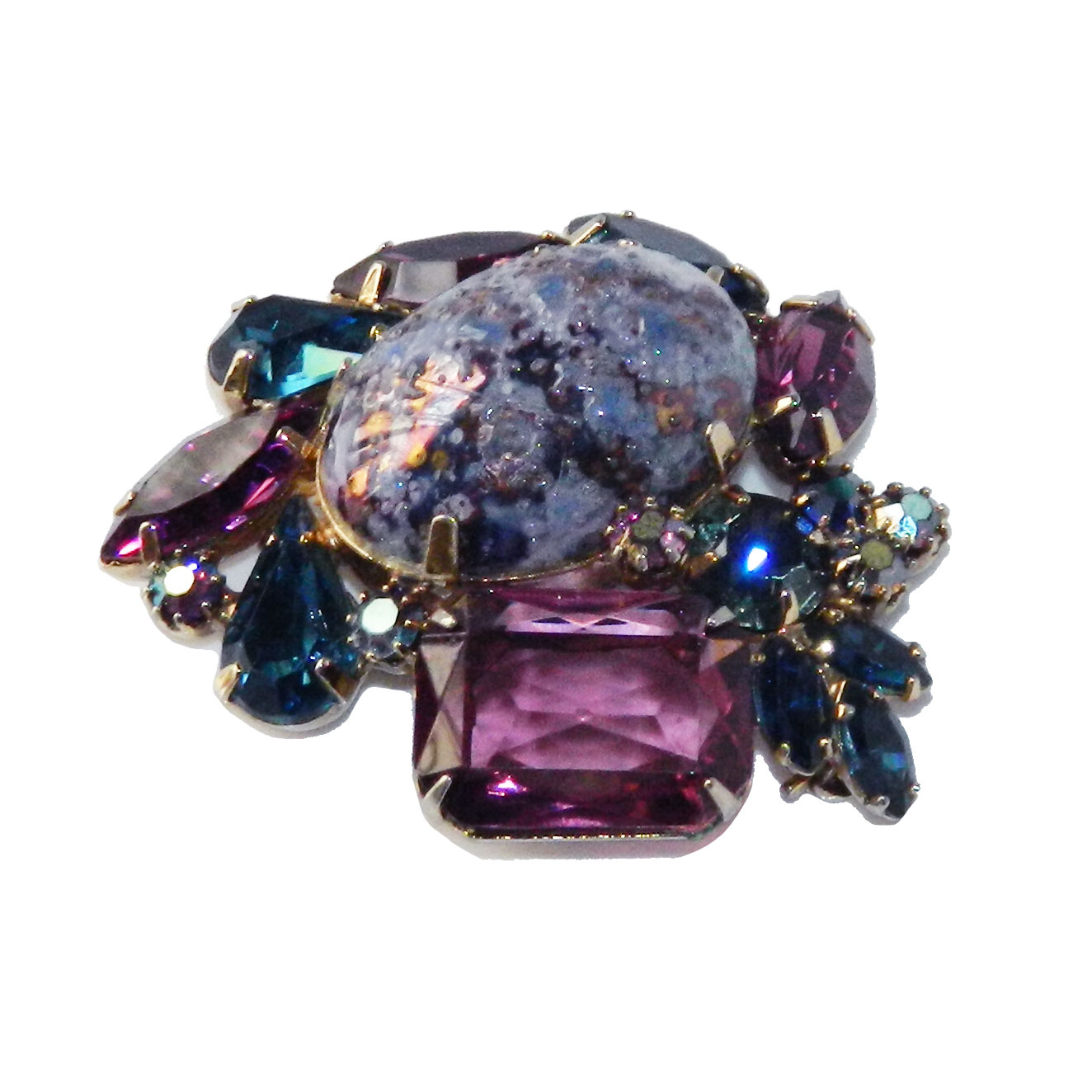 Hattie Carnegie rhinestone brooch